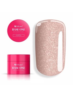 Gel per Unghie Shimmer Peach 50g - Silcare Base One