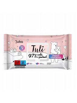 Luba Salviettine Tuli per Bambini, 72 Pezzi
