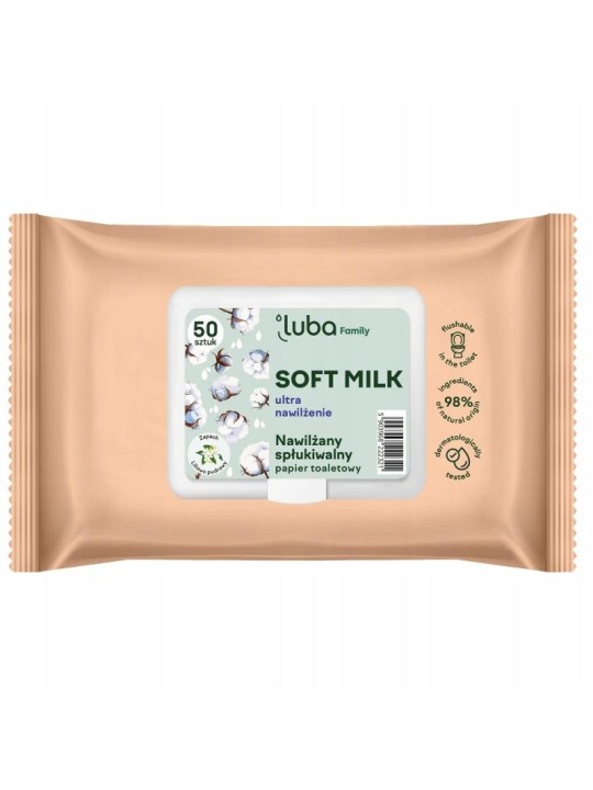 Luba Carta Igienica Inumidita Family Soft Milk