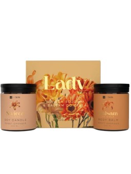 Hiskin Set Candela Lady Orange + Lozione Corpo