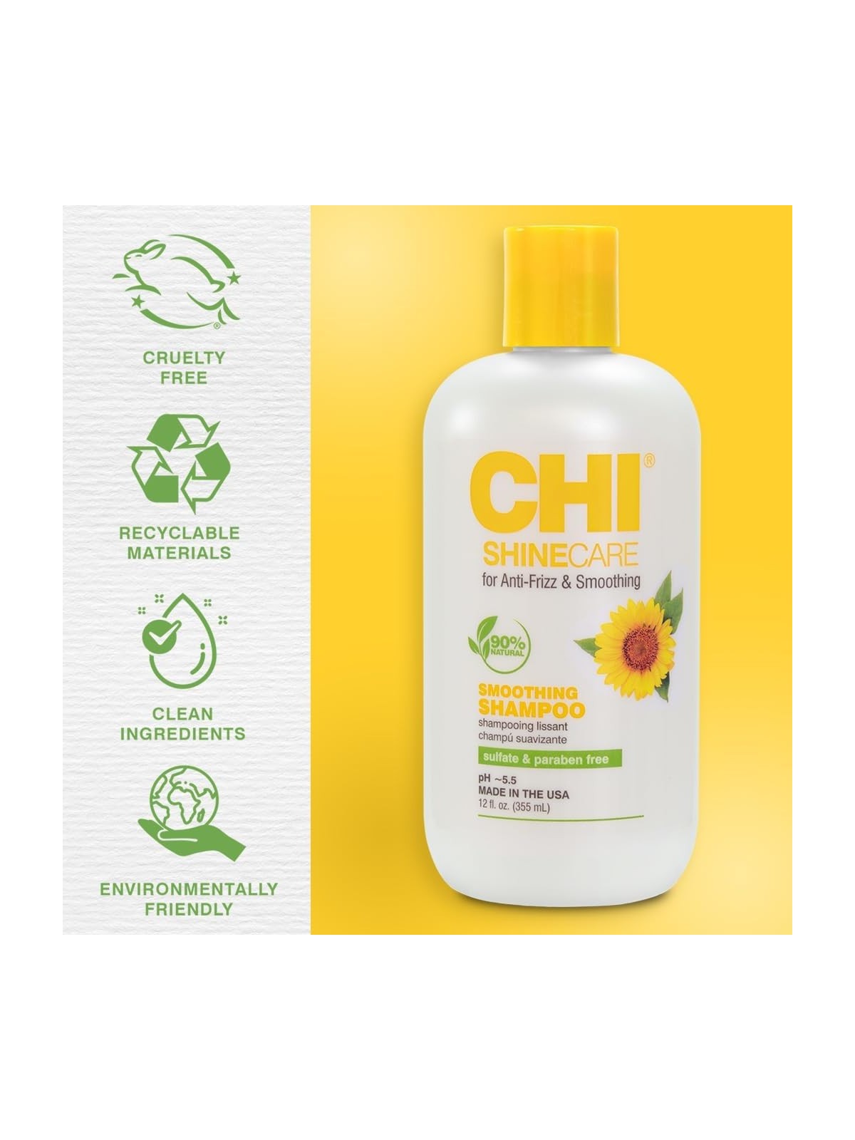 CHI ShineCare Shampoo Levigante 355ml