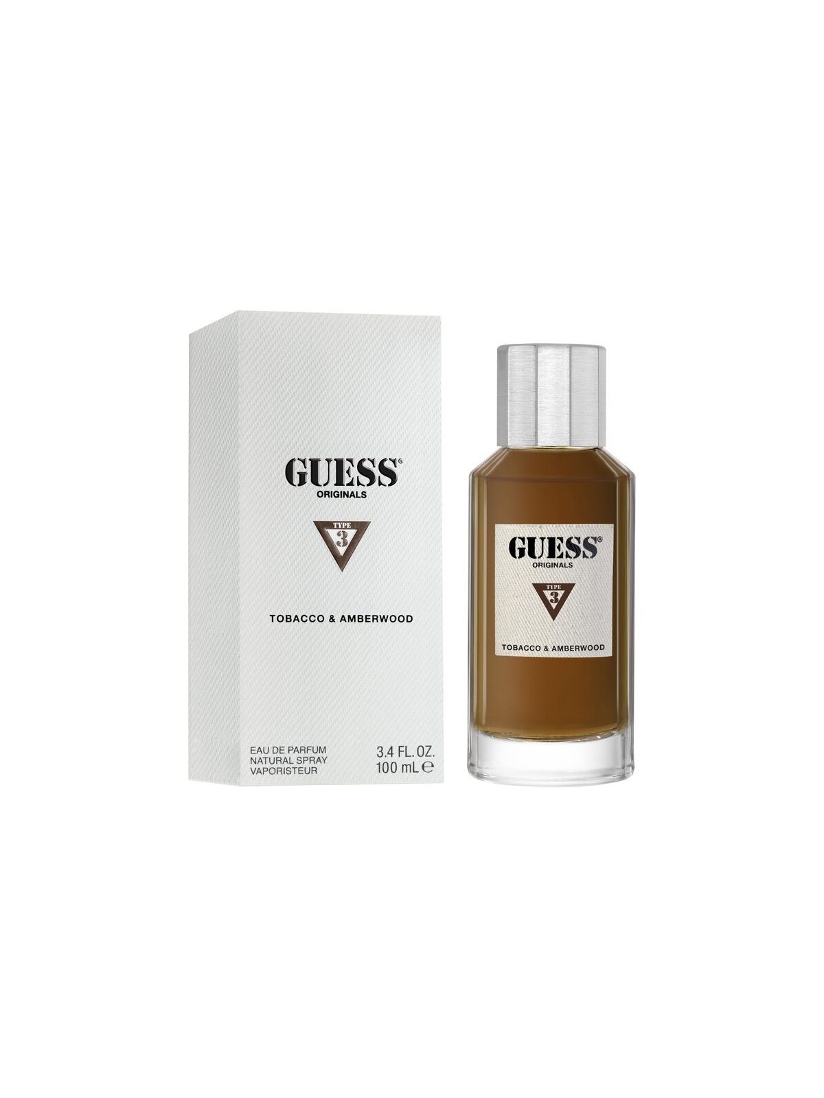 Guess Originali Type 3 Tobacco Amberwood eau de parfum unisex 100ml Guess www.essenzetotalstyle.com 