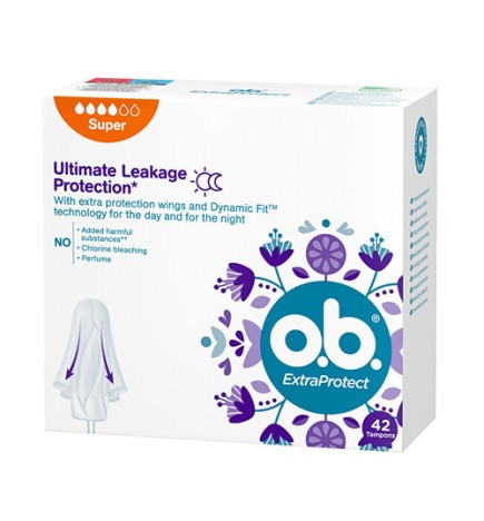OB ExtraProtectSuper tamponi 42 pz.