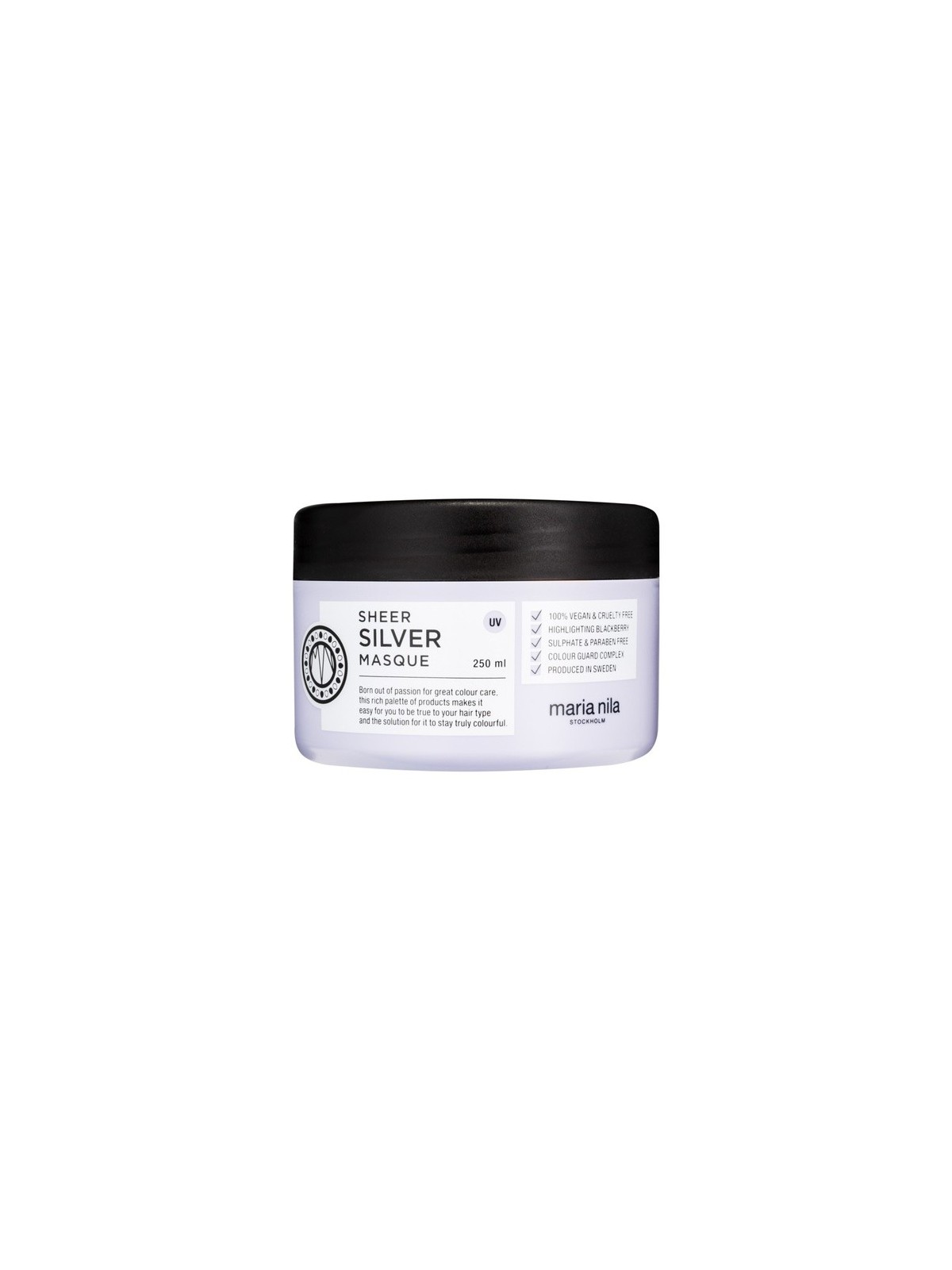 Maria Nila Sheer Silver Hair Mask unisex 250ml Sulphate & Paraben Free