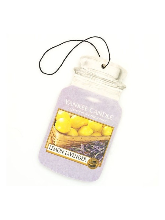 Yankee Candle Barattolo per auto Lemon Lavender Ultimate carta con lavanda Etichetta per auto in carta unisex