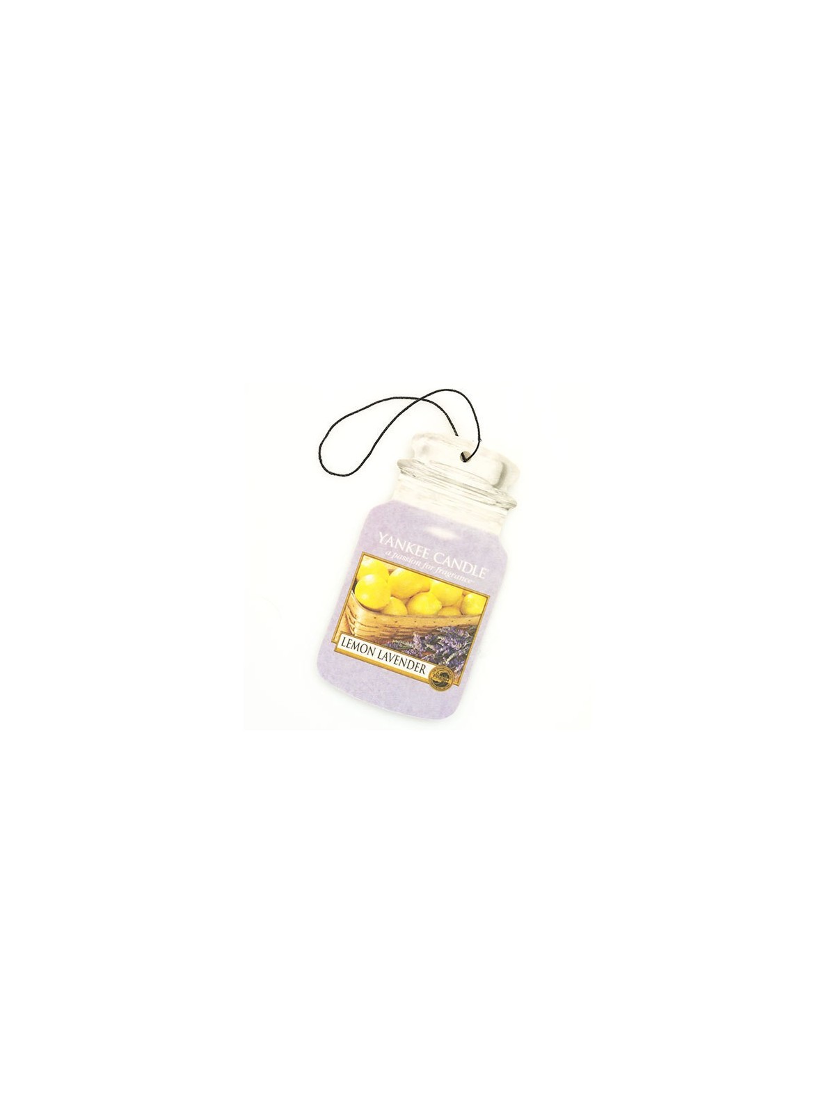 Yankee Candle Barattolo per auto Lemon Lavender Ultimate carta con lavanda Etichetta per auto in carta unisex