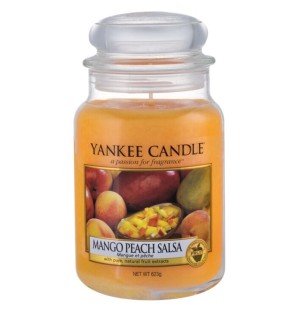 Yankee Candle Candela Profumata Mango e Pesca Salsa Unisex 411g
