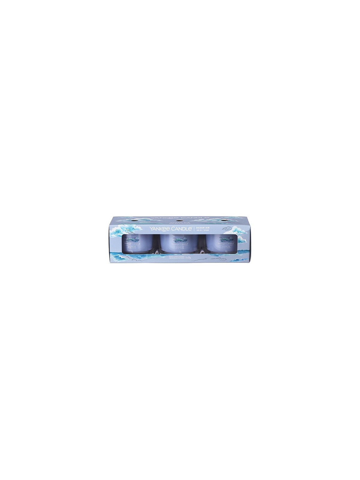 Yankee Candle Ocean Air Set di candele votive in vetro unisex 37 0g Yankee Candle www.essenzetotalstyle.com 