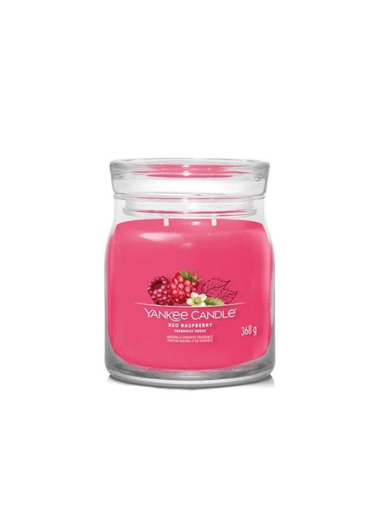 Yankee Candle Candela Signature Lampone Rosso maliny Candela Profumata unisex 368 0g