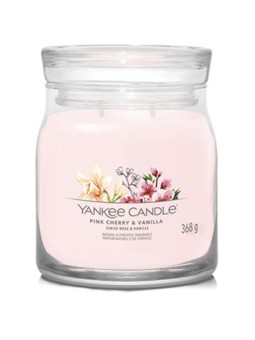 Yankee Candle Candela Profumata Unisex Ciliegia Rosa Vaniglia Firma