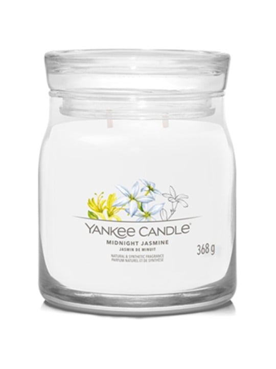 Yankee Candle Candela di Firma Gelsomino di Mezzanotte unisex 368 0g