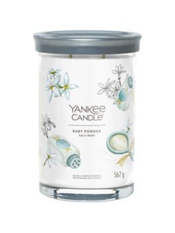 Yankee Candle Candela Tumbler Signature Talco per Bambini dtsk pudr Candela Profumata Unisex 567g