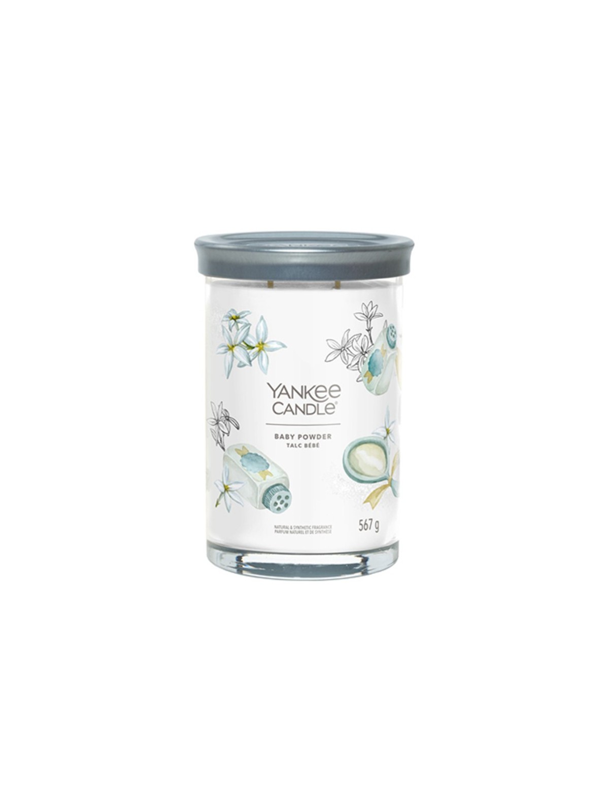 Yankee Candle Candela Tumbler Signature Talco per Bambini dtsk pudr Candela Profumata Unisex 567g