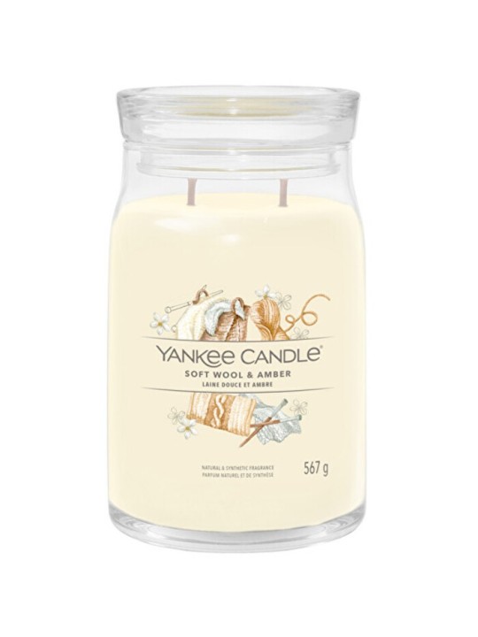 Yankee Candle Candela Signature Lana Morbida Ambra unisex 567 0g