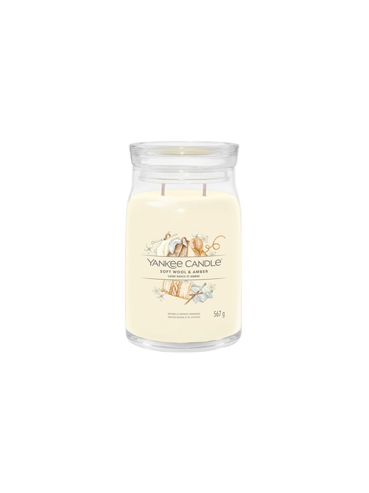 Yankee Candle Candela Signature Lana Morbida Ambra unisex 567 0g