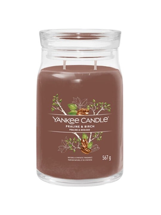 Yankee Candle Candela Profumata Unisex Pralina Betulla 368g