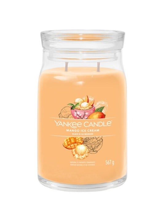 Yankee Candle Gelato al Mango Signature Candela Profumata unisex 368g