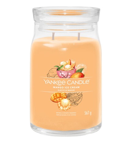 Yankee Candle Gelato al Mango Signature Candela Profumata unisex 368g