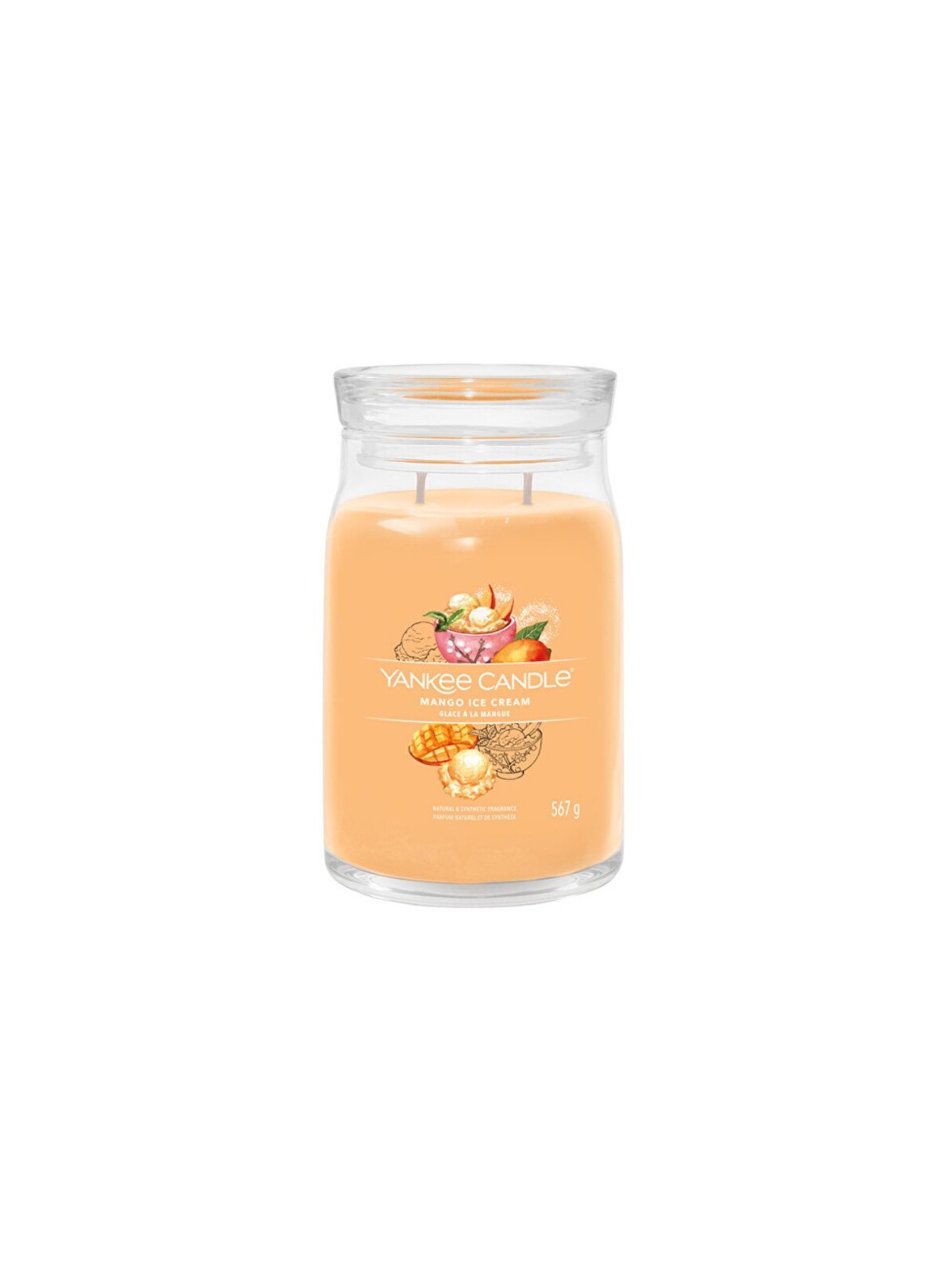 Yankee Candle Gelato al Mango Signature Candela Profumata unisex 368g