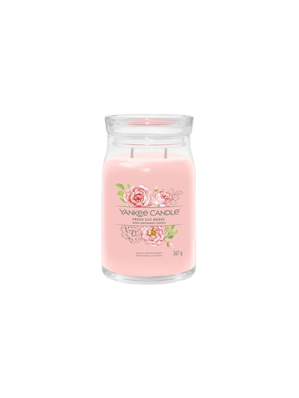 Yankee Candle Signature Scented Candle Fresh Cut Roses