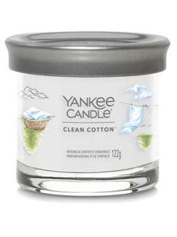 Yankee Candle Candela Tumbler Signature Cotone Pulito ist bavlna Candela Profumata unisex 122 0g