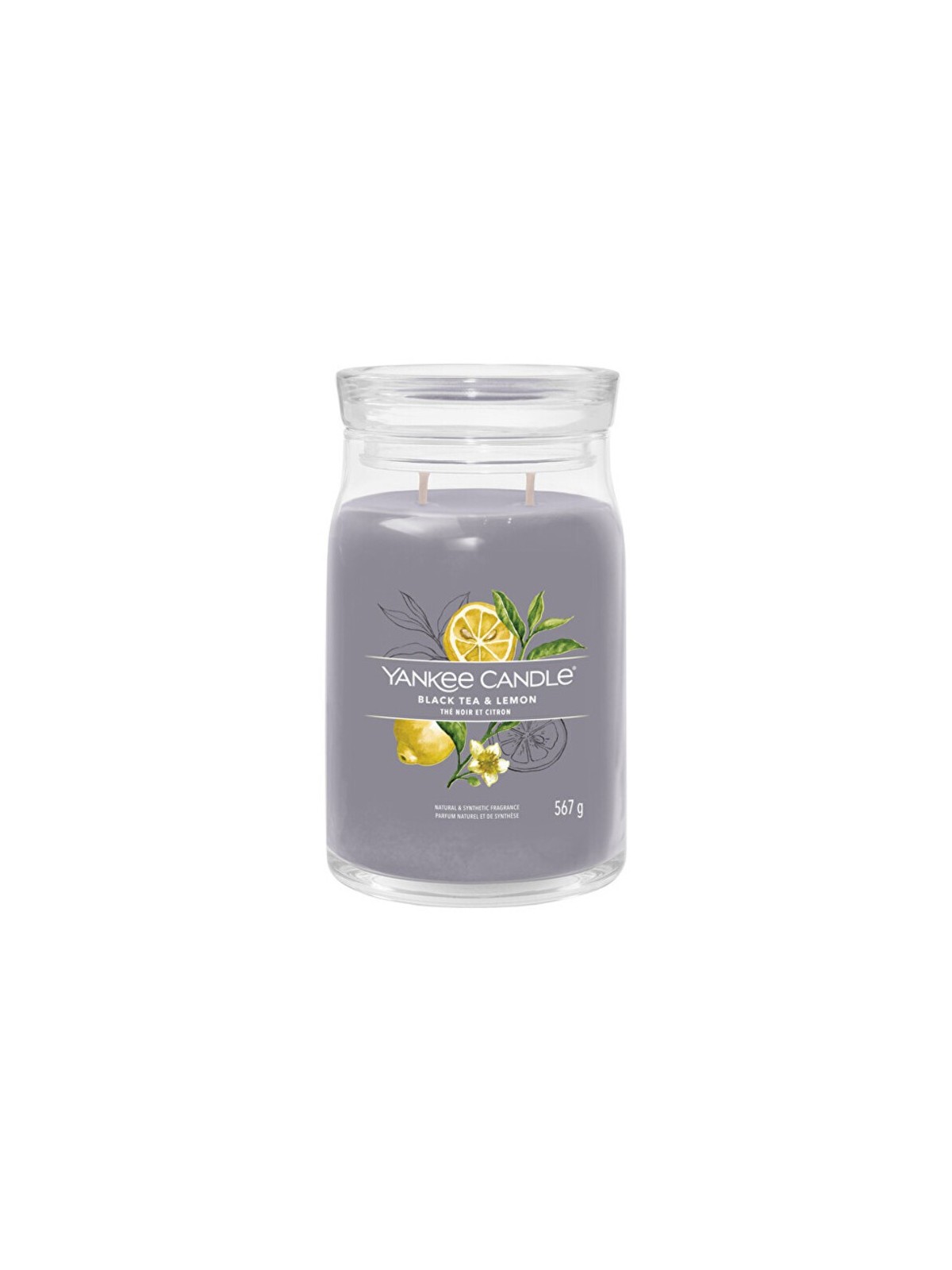Yankee Candle Candela Signature al T Nero Limone 567g