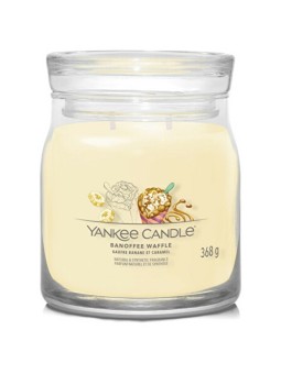 Yankee Candle Candela Signature Banoffee Waffle con waffles