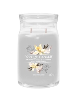 Yankee Candle Candela Profumata unisex alla Vaniglia Affumicata Cashmere