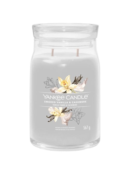 Yankee Candle Candela Profumata unisex alla Vaniglia Affumicata Cashmere