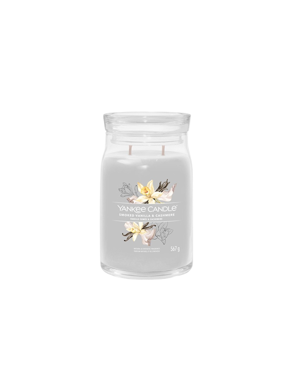 Yankee Candle Candela Profumata unisex alla Vaniglia Affumicata Cashmere