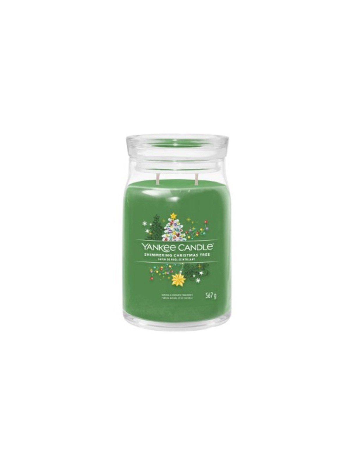 Candela scintillante dell'albero di Natale
