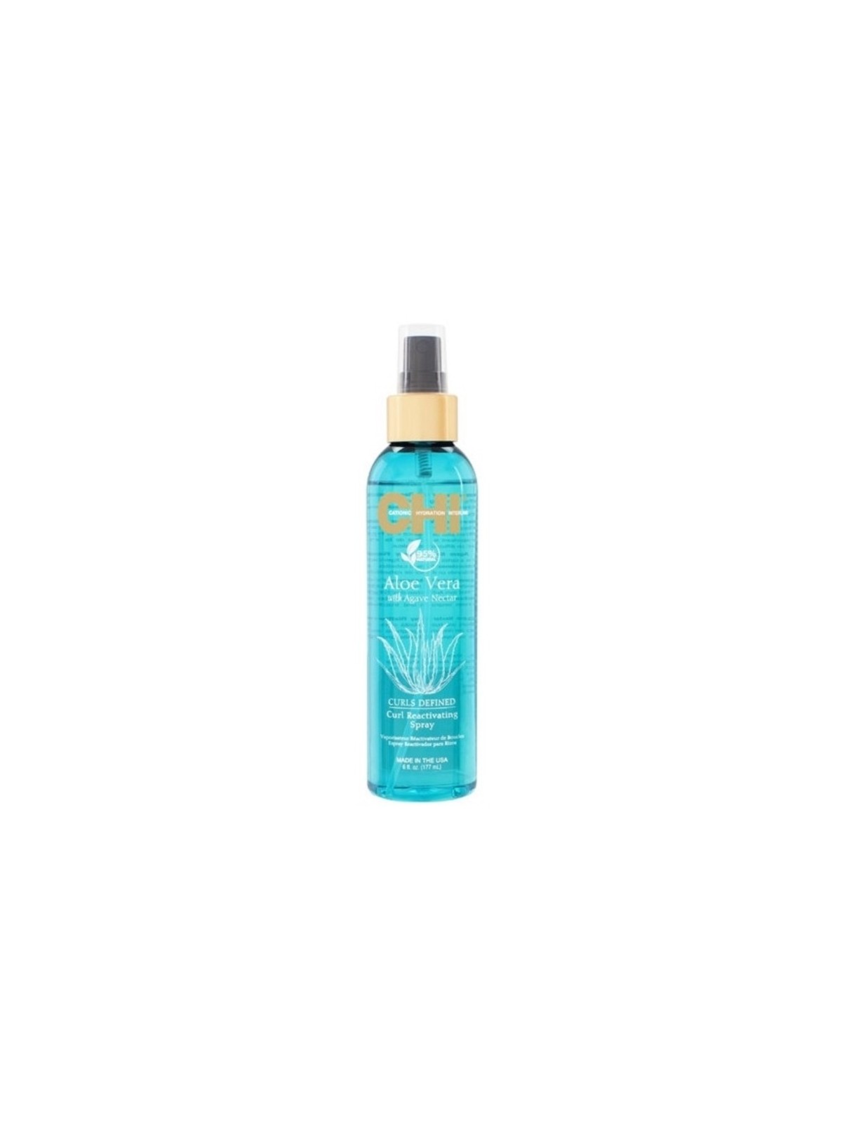 Farouk Systems CHI Aloe Vera Spray Ricci Riattivanti Nebbia Leggera per Lucentezza e Idratazione Donna 177ml
