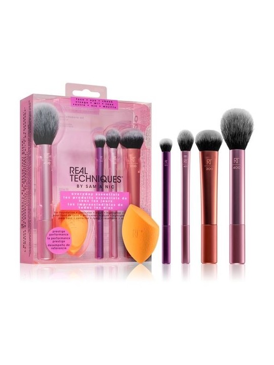 Set di pennelli cosmetici Real Techniques Everyday Essentials