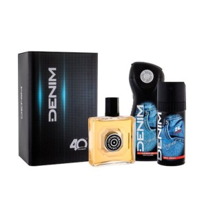 Denim Original SET Dopobarba 100 ml, Gel Doccia 250 ml, Deospray Uomo 150 ml