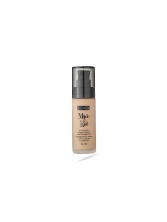 Pupa Made To Last Total Comfort Foundation SPF10 050 Beige Sand 30ml