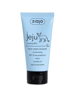 Crema viso mousse Ziaja Jeju SPF10, idratante e protettiva