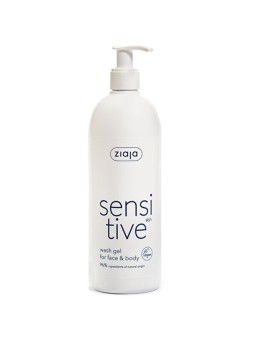 Gel Detergente Viso e Corpo Sensibile Ziaja 400 ml