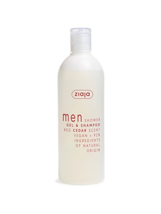 Ziaja MEN Red Cedar Shower Gel and Shampoo 400ml