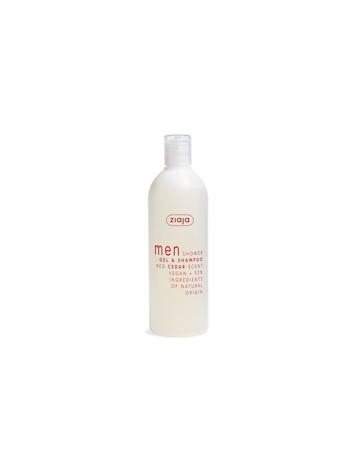 Ziaja MEN Red Cedar Shower Gel and Shampoo 400ml