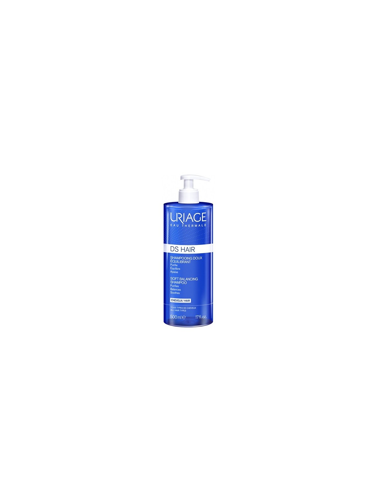 Uriage DS Hair Soft Balancing Shampoo 500ml