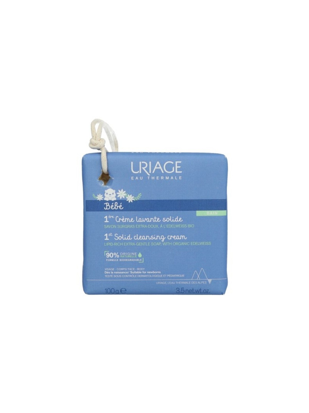 Uriage 1ERA crema lavante sï¿½ï¿½lida 100 gr unisex