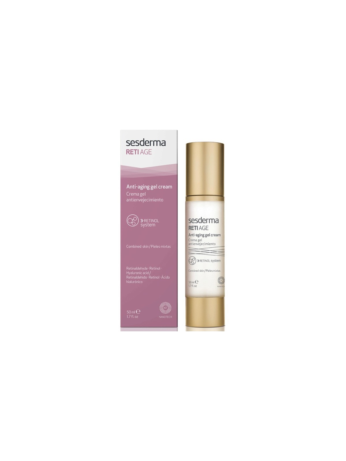 Crema-gel antietï¿½ï¿½ Sesderma RETI-AGE 50ml
