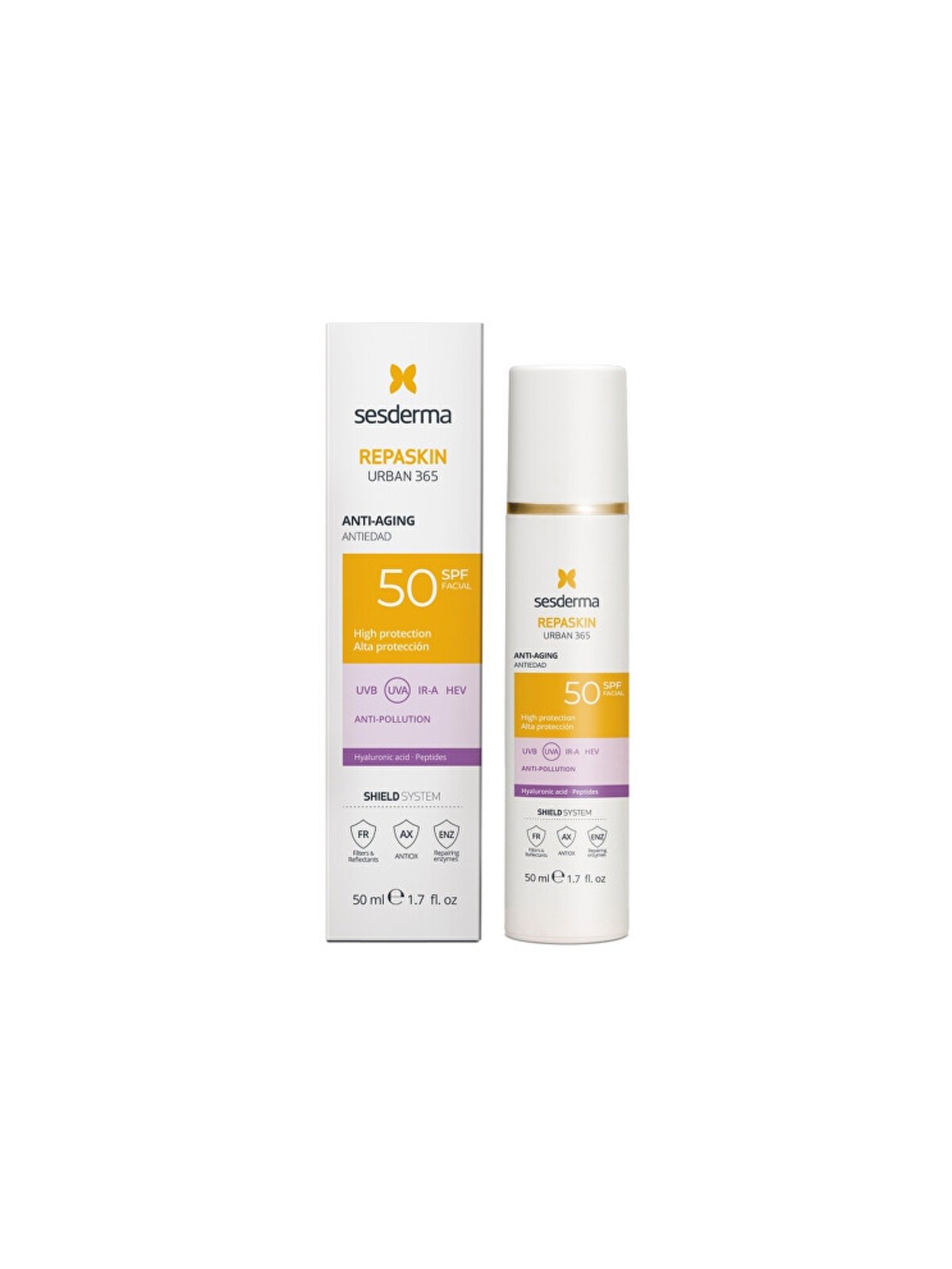 Sesderma Repaskin Crema Viso SPF 50 - Anti-Età