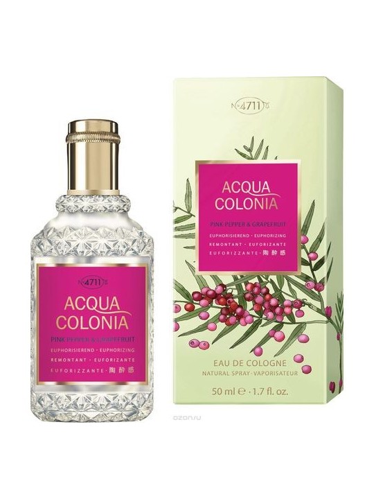 4711 Acqua Colonia Eau de Cologne Unisex Pink Pepper & Grapefruit 50ml