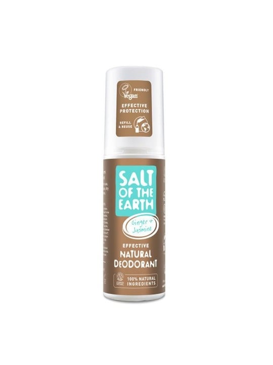 Deodorante Naturale allo Zenzero e Gelsomino in Spray per Donna 100ml