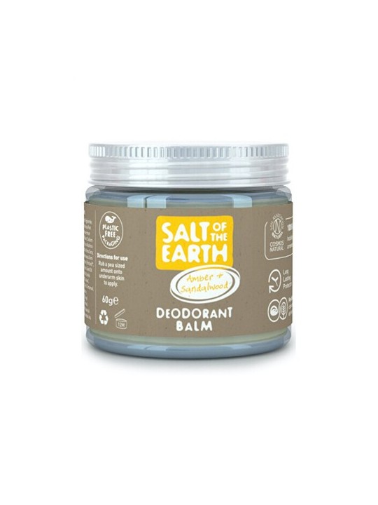 SaltOfTheEarth Balsamo Deodorante ambra e legno di sandalo donna 600g