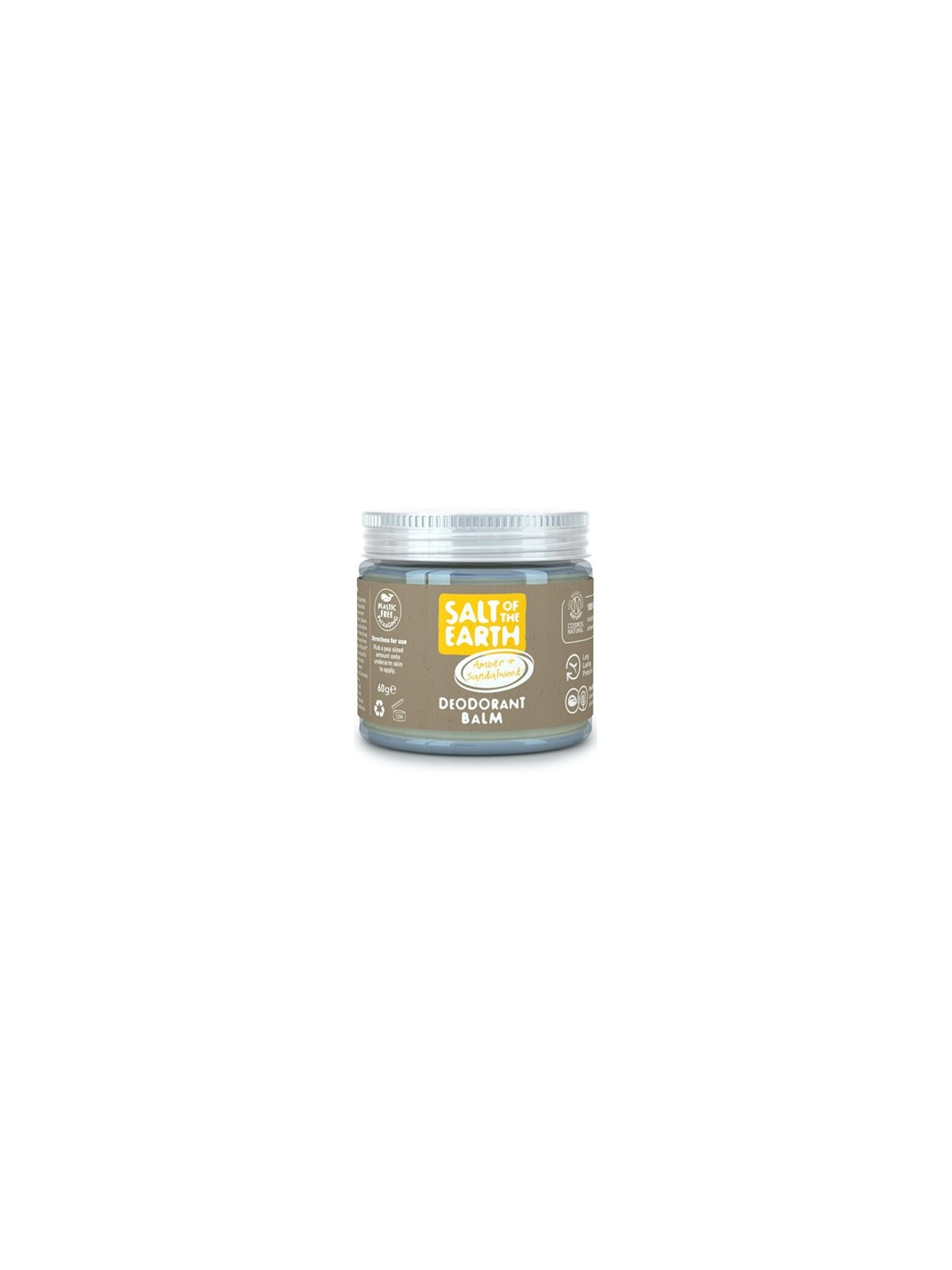 SaltOfTheEarth Balsamo Deodorante ambra e legno di sandalo donna 600g