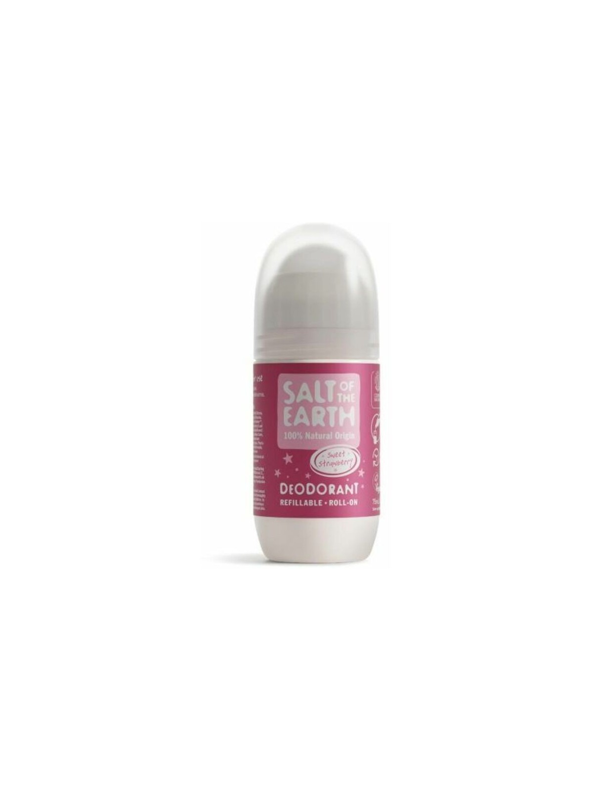Sweet Strawberry Deo Roll-on Natural Deodorant for Women 75ml