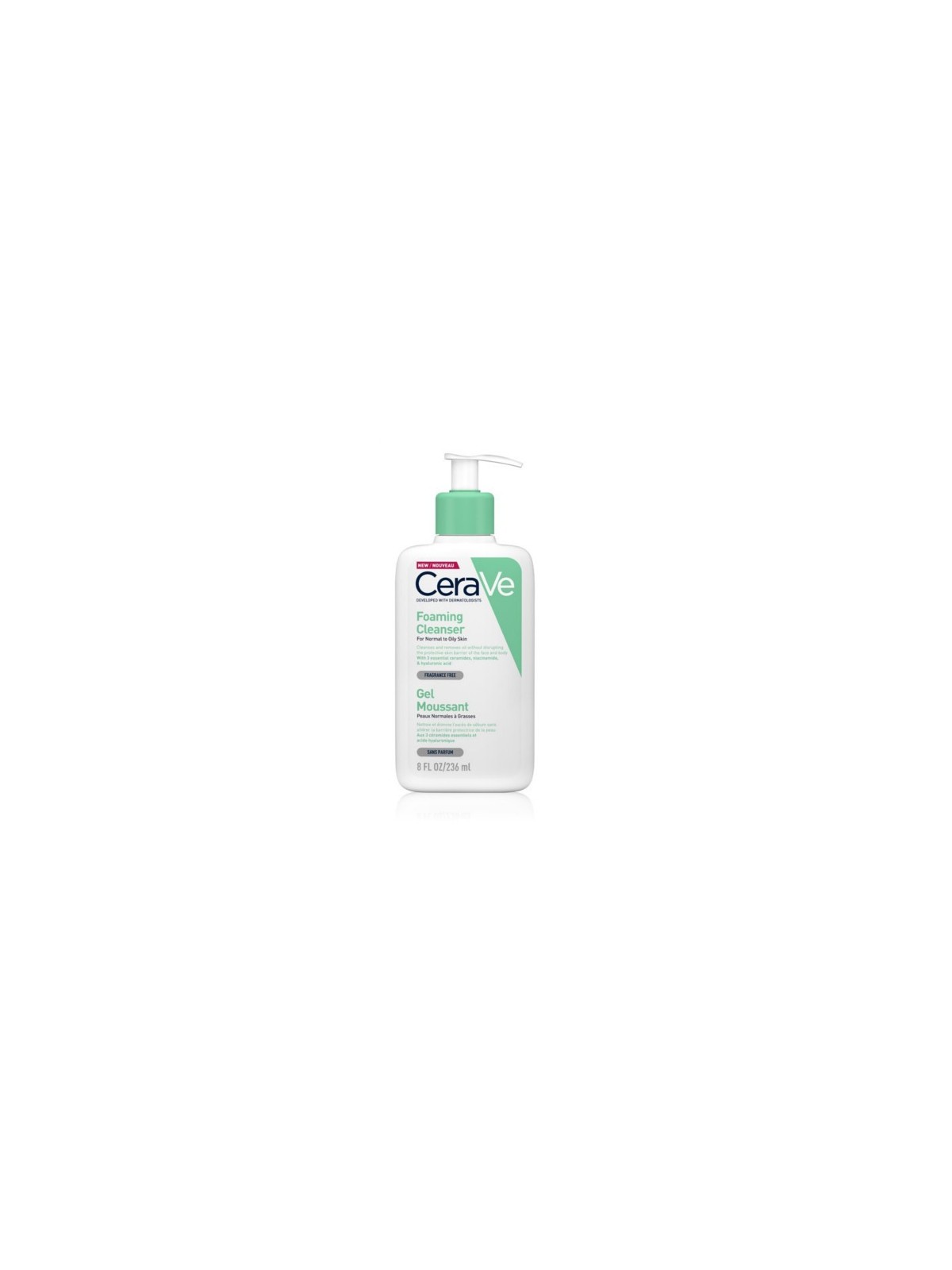 CeraVe Foaming Cleanser w-Pump 1000ml For Normal To Oily Skin