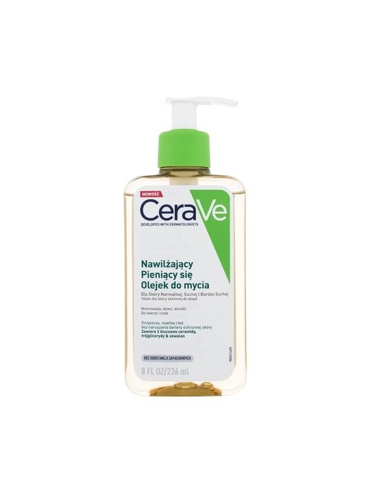 CeraVe Hydrating Foaming Oil Cleanser unisex 473ml For Normal To Very Dry Skin-Fragrance Free